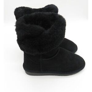 Gooce Women's Black Faux Fur Lined Winter Boots Size 5 NEW
